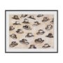 16217 - "Hat Trick" by Mercana Studio Hand-Embellished Textured Framed Artwork Matted under Glass