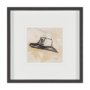 16219 - Straw by Mercana Studio Hand-Embellished Textured Framed Artwork Matted under Glass