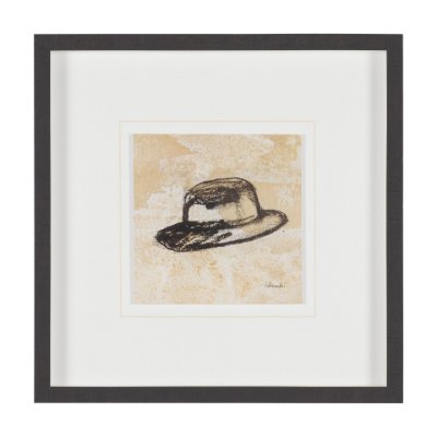 16220 - Campaign by Mercana Studio Hand-Embellished Textured Framed Artwork Matted under Glass