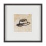 16220 - Campaign by Mercana Studio Hand-Embellished Textured Framed Artwork Matted under Glass