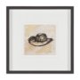 16221 - Cowboy by Mercana Studio Hand-Embellished Textured Framed Artwork Matted under Glass