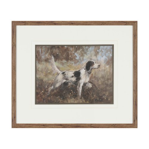 16222 - The Loyal Tracker I by Mercana Studio Textured Framed Artwork Matted under Glass