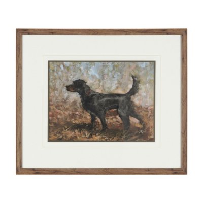 16223 - The Loyal Tracker II by Mercana Studio Textured Framed Artwork Matted under Glass