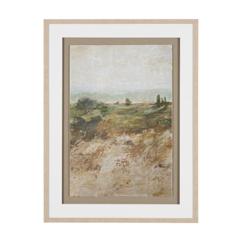 16230 - Amber Horizon III by Mercana Studio Textured Framed Artwork Matted under Glass