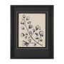 16233 - Fan Leaves by Cristina Bartl Villa Hand-Embellished Textured Framed Artwork Matted under Glass