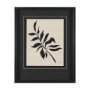 16234 - Laurel Branch by Cristina Bartl Villa Hand-Embellished Textured Framed Artwork Matted under Glass