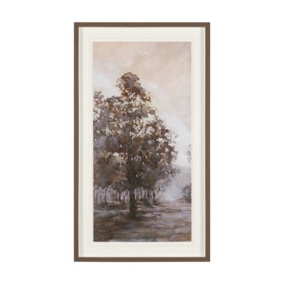 16245 - Peaceful Forest II by Mercana Studio Hand-Embellished Textured Framed Artwork Matted under Glass
