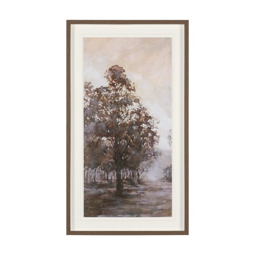 16245 - Peaceful Forest II by Mercana Studio Hand-Embellished Textured Framed Artwork Matted under Glass