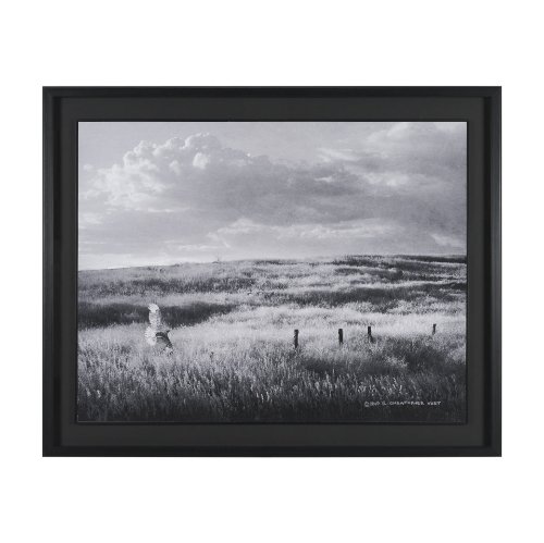 16249 - Fence Line Flight I by R. Christopher Vest Textured FramedPhoto Print Matted under Glass