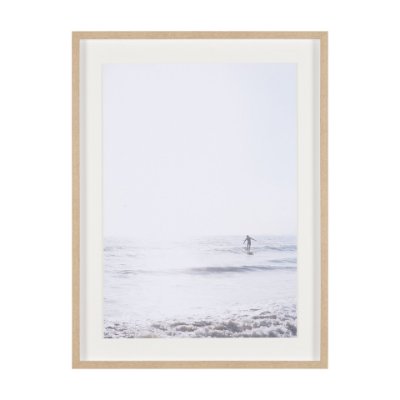 16259 - Surfing the Horizon by Shot By Clint Framed Photo Print Matted under Glass