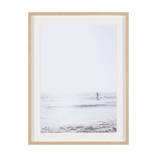 16259 - Surfing the Horizon by Shot By Clint Framed Photo Print Matted under Glass