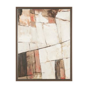 Shale I by Mercana Studio Hand-Embellished Textured Framed Canvas Artwork
