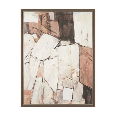 102799-FL - Shale II by Mercana Studio Hand-Embellished Textured Framed Canvas Artwork