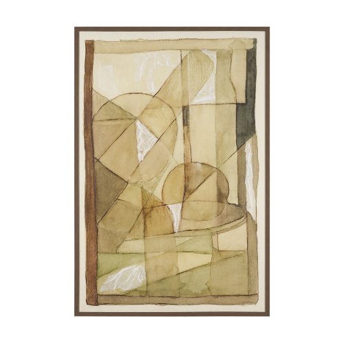 102807-FL - Between Tones I by Mercana Studio Hand-Embellished Textured Framed Canvas Artwork