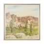 102810-FL - Cactus Country II by Mercana Studio Hand-Embellished Textured Framed Canvas Artwork