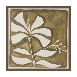 Spanish Tile Light I by Mercana Studio Hand-Embellished Textured Framed Canvas Artwork