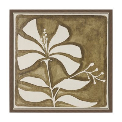102815-FS - Spanish Tile Light I by Mercana Studio Hand-Embellished Textured Framed Canvas Artwork