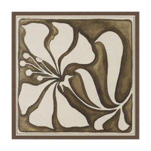 Spanish Tile Light II by Mercana Studio Hand-Embellished Textured Framed Canvas Artwork