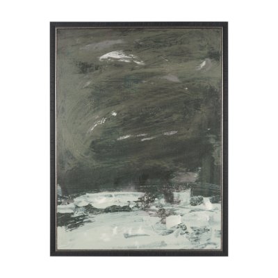 102818-FL - Vastness II by Mercana Studio Hand-Embellished Textured Framed Canvas Artwork