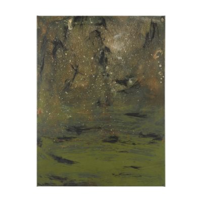 102822-L - Subtle Stirring by Mercana Studio Hand-Embellished Textured Canvas 