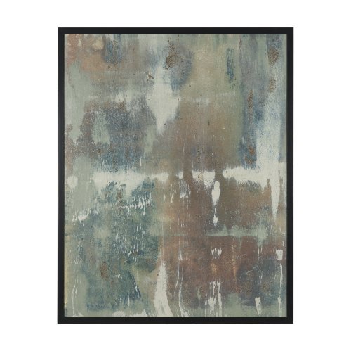 102824-FL - Relent by Ira Havuka Hand-Embellished Textured Framed Canvas Artwork