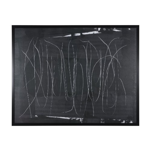 102827-FL - Beneath The Silence by Mercana Studio Hand-Embellished Textured Framed Canvas Artwork