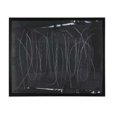 102828-FL - Beneath The Silence by Mercana Studio Hand-Embellished Textured Framed Canvas Artwork