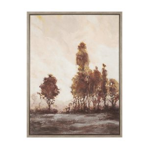 Quiet Horizon I by Mercana Studio Hand-Embellished Textured Framed Canvas Artwork