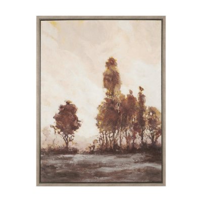 102830-FL - Quiet Horizon I by Mercana Studio Hand-Embellished Textured Framed Canvas Artwork