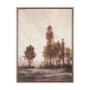 102830-FL - Quiet Horizon I by Mercana Studio Hand-Embellished Textured Framed Canvas Artwork