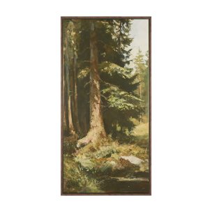 Heart of the Forest I by Mercana Studio Hand-Embellished Textured Framed Canvas Artwork