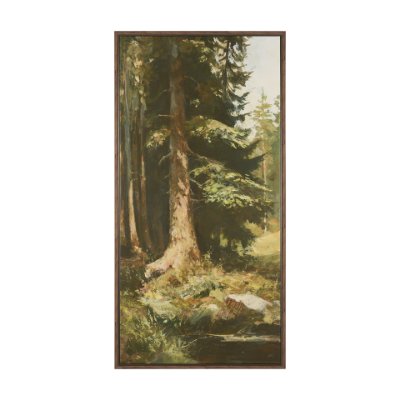 102834-FL - Heart of the Forest I by Mercana Studio Hand-Embellished Textured Framed Canvas Artwork
