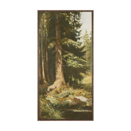 102834-FL - Heart of the Forest I by Mercana Studio Hand-Embellished Textured Framed Canvas Artwork
