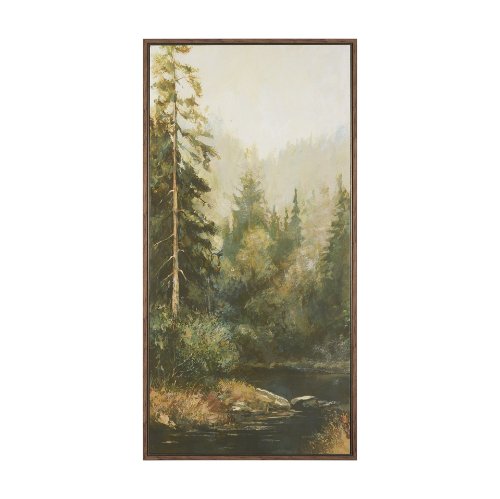 102835-FL - Heart of the Forest II by Mercana Studio Hand-Embellished Textured Framed Canvas Artwork
