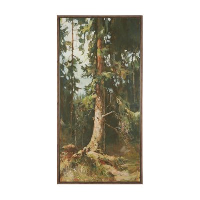 102837-FL - Heart of the Forest IV by Mercana Studio Hand-Embellished Textured Framed Canvas Artwork