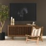71150 - Akira Small Textured Beige Metal Pillar Candle Holder
