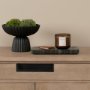 71480 - Tratto Rectangular Black Marble Tray