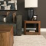 71385 - Dunmore Solid Wood Rectangular Open Shelf Side Table