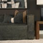 71432 - Cooper 14x26 Lumbar Black w/ Cream Stripe Decorative Pillow Cover