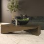 71333 - West Mid-Brown Oak Wood Rectangular Coffee Table