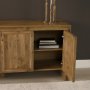 71335 - Notts Brown Wood 4-Door Closed Sideboard