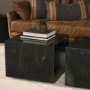 71362 - Quadra 20" Solid Cappuccino Marble Square Coffee Table