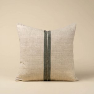 Emmett 20x20 Linen Pillow, Natural Cover