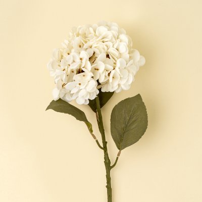 IN0362 - Hydrangea Floral Stem, White