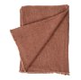 IN3190 - Selena Linen End of Bed Blanket, Brick