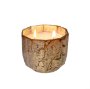 IN4686 - Golden Hour Candle M, Silver - Balsam Cedarwood Cranberry