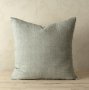 IN7075-C - 24x24 Lina Linen Pillow Flint Grey Cover