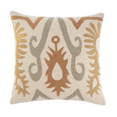 IN2111 - Bora Bora 20x20 Block Print Pillow Cover w/Filler