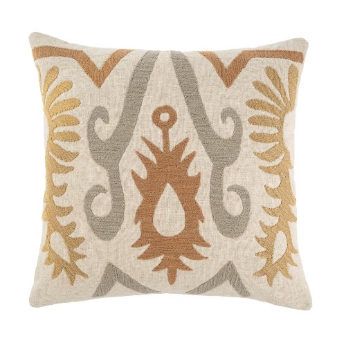 IN2111 - Bora Bora 20x20 Block Print Pillow Cover w/Filler