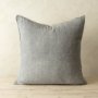 IN2584 - Lina 24x24 Linen Pillow Grey Cover w/Filler